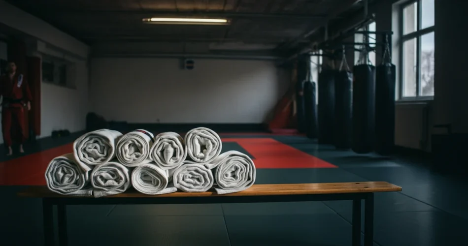 bjj aloittaminen suomessa salin matto ja valkoinen gi