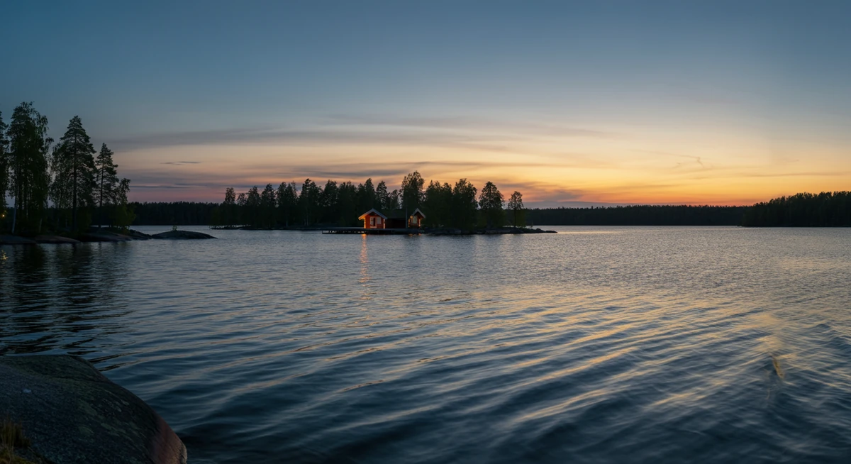 bjj palautuminen mökillä järven rannalla