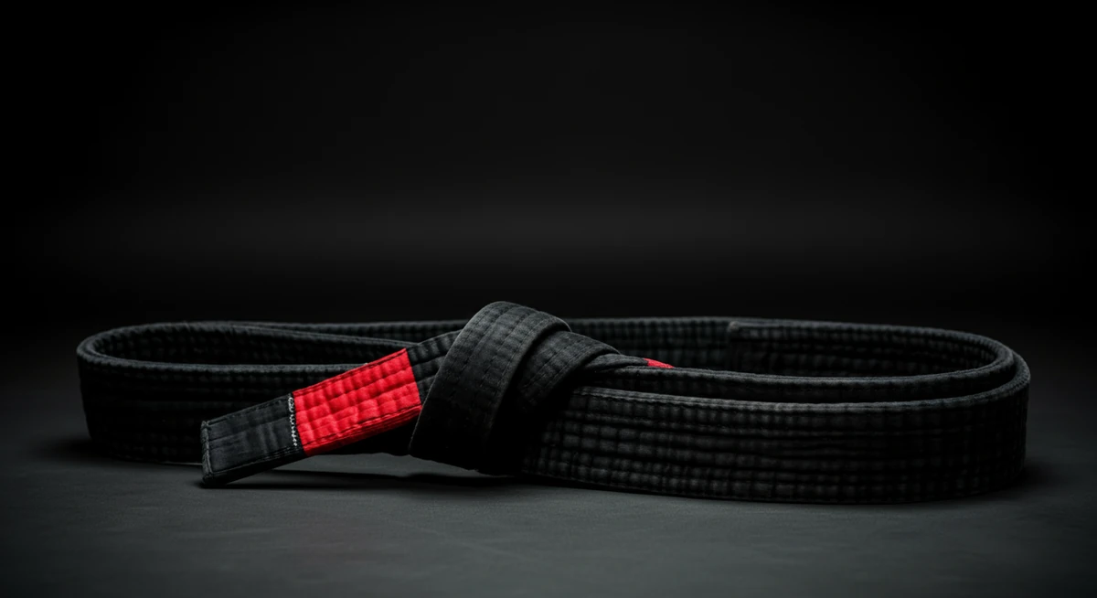 bjj musta vyö ammattilaisen merkki