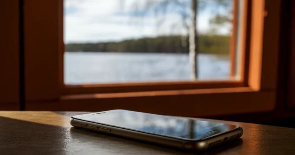 Digitaalinen detox mökki – puhelin poissuljettu mökkiviikonlopulla