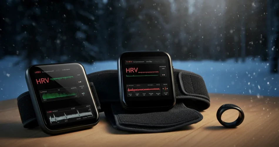 HRV mittaus vertailu – Garmin, Polar ja Oura Ring rinnakkain