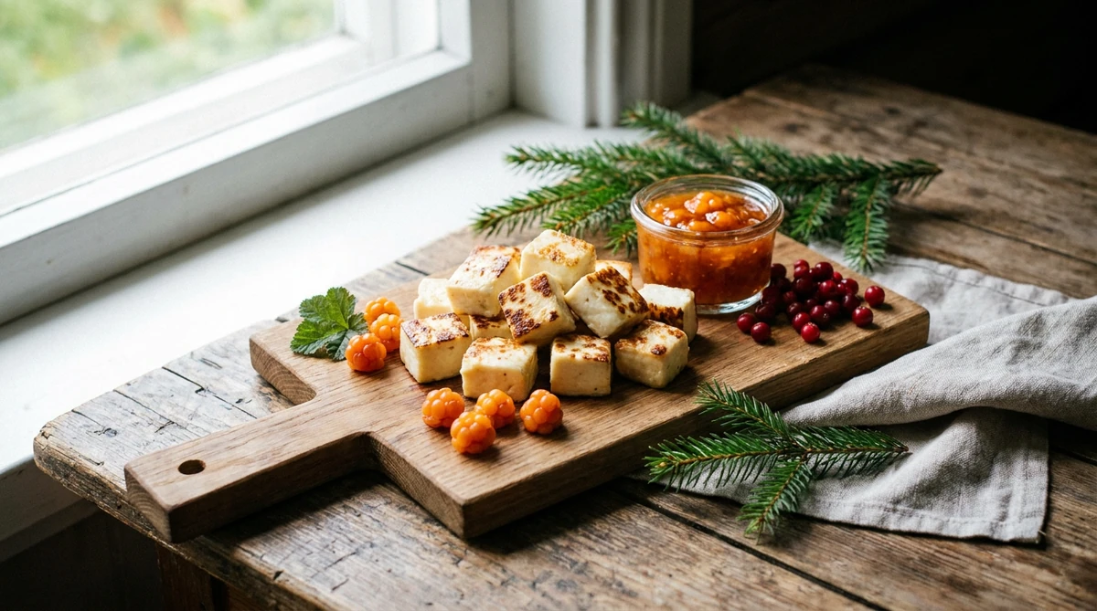 juustokeitto resepti leipäjuuston kuutiointi