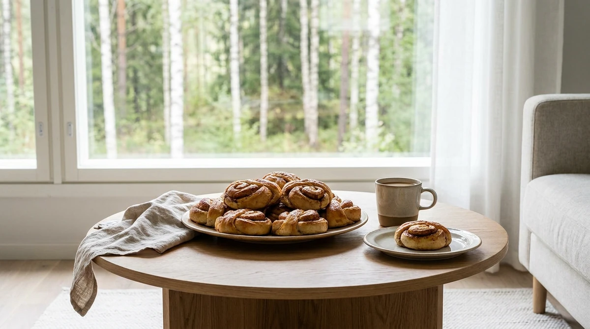 korvapuusti resepti tarjoiltuna