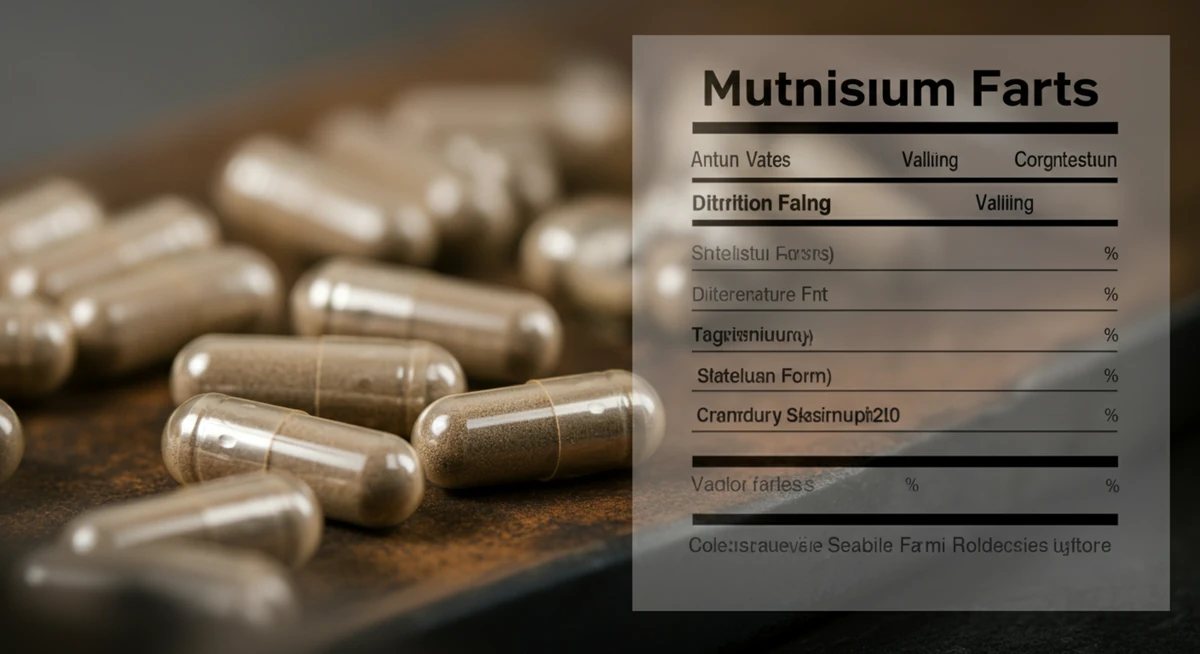 Magnesiummuotojen vertailu – glysinaatti vs. oksidi vs. sitraatti