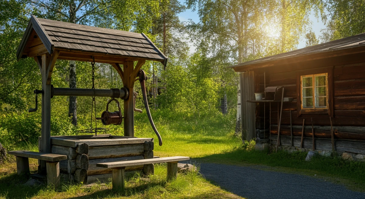 kaivopumppu mökillä ilman sähköä