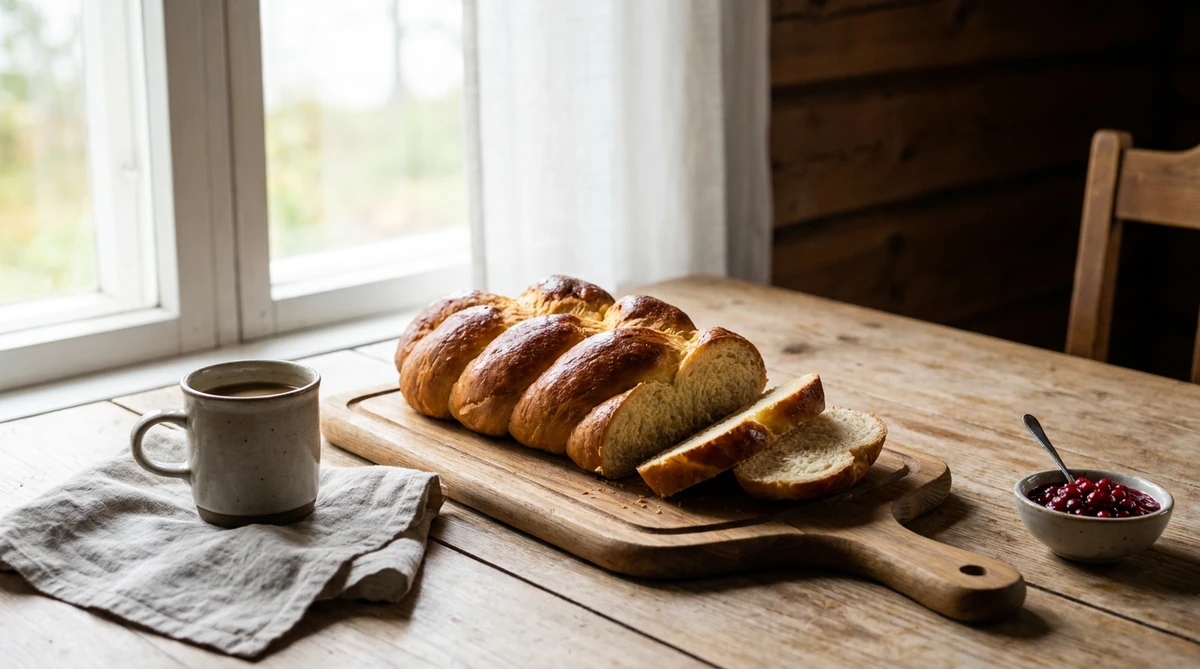 pulla resepti tarjoiltuna