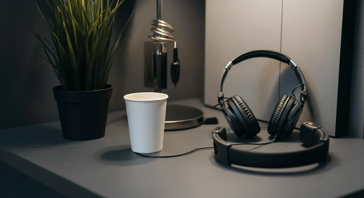 Introvertin työnurkkaus avokonttorin reunalla Suomessa