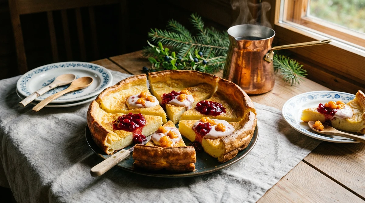 uunipannukakku resepti tarjoiltuna