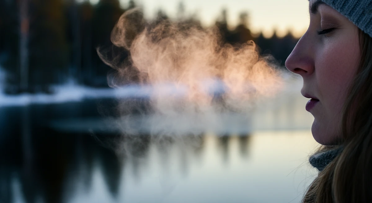 Wim Hof hengitystekniikka kylmässä talvi-ilmassa